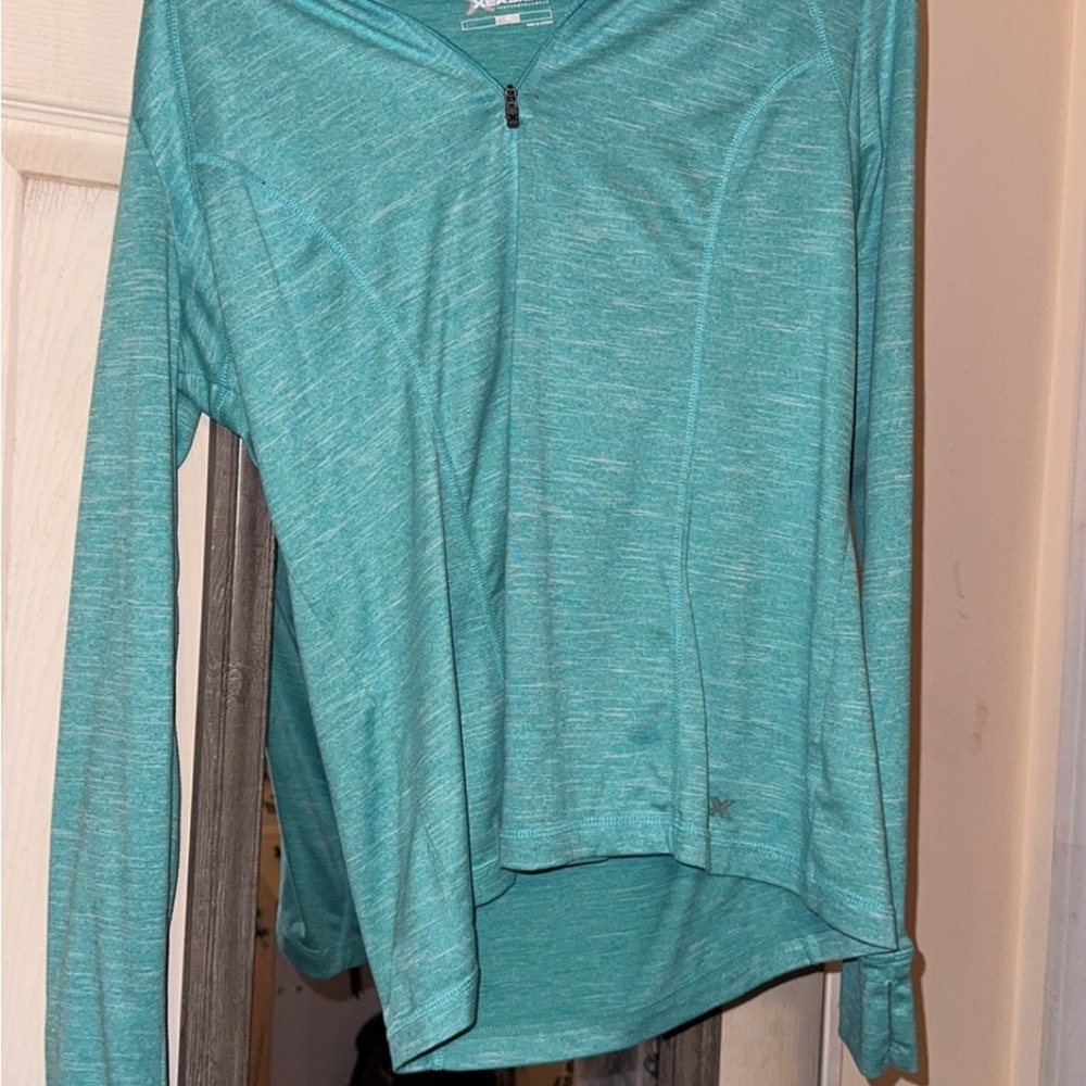 Blue Long Sleeve Sweatshirt Top